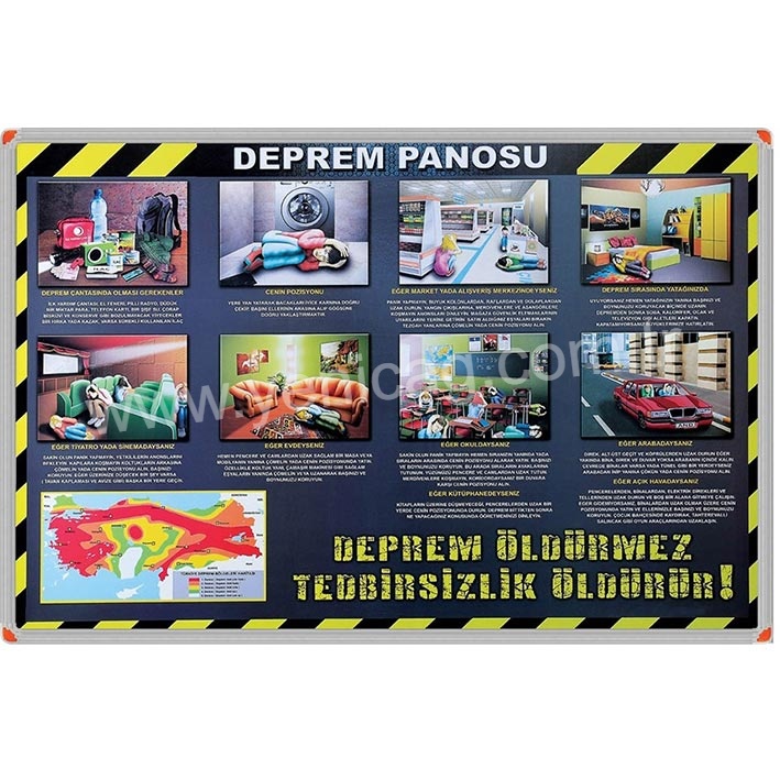 Deprem Panosu 70x100 Cm