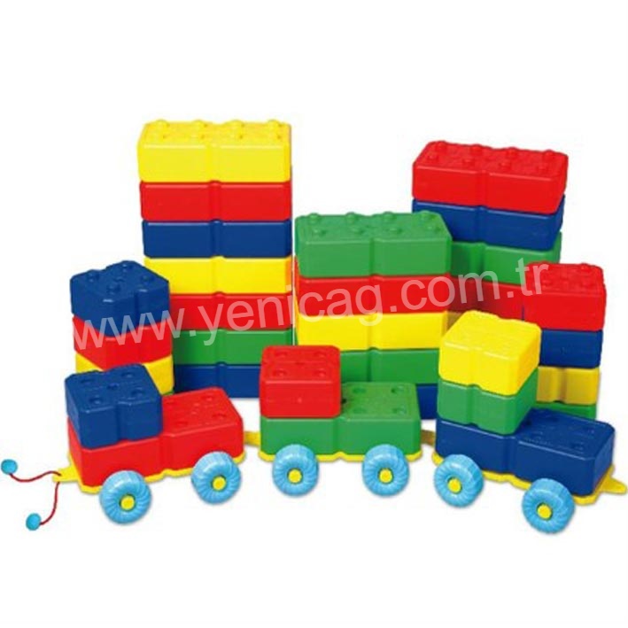 Arabalı Tuğla Blok ( 40 Parça )