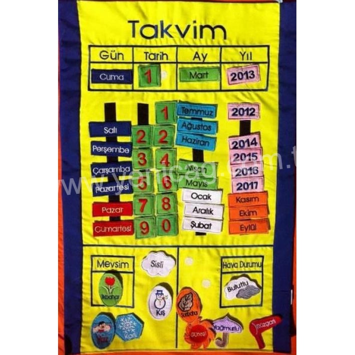 Cırtlı Takvim Pano