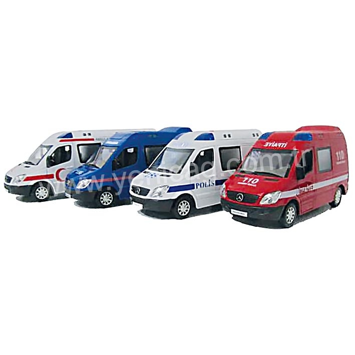 Metal Arabalar 4 Lü Set