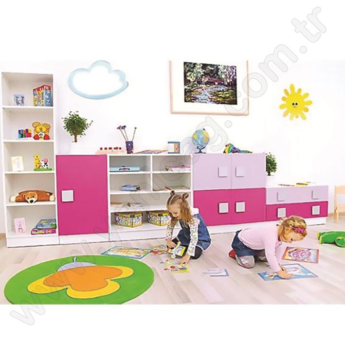 Pembe Grup Dolap 320x135x37 Cm