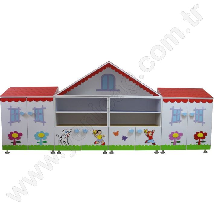 Çatılı Grup Dolap 320x37x160 Cm