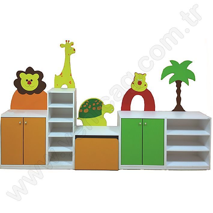 Hayvanlar Grup Dolap 320x110x35 Cm