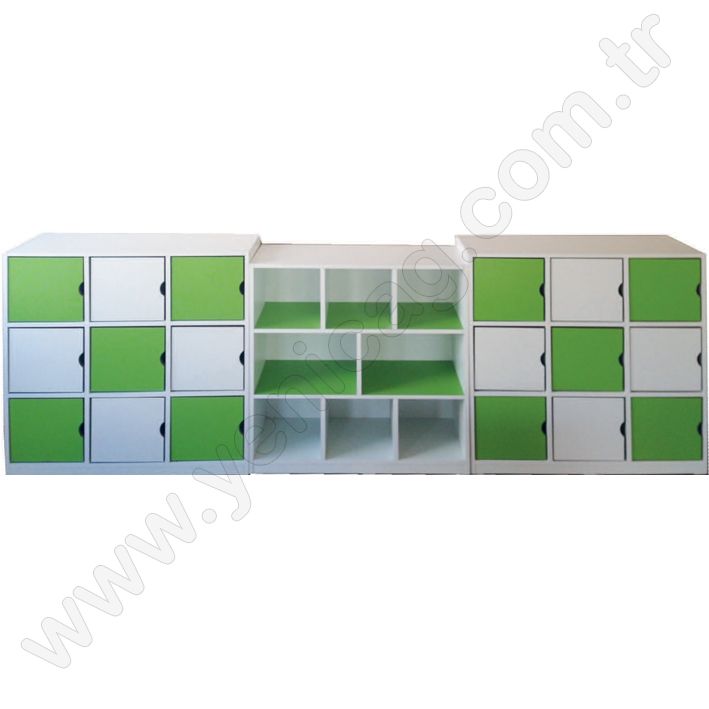 Modern Grup Dolap 270x95x35 Cm