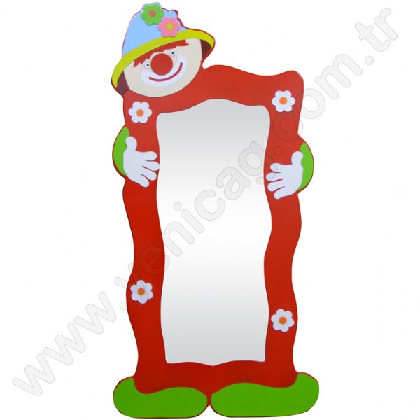Palyaço Figürlü Boy Aynasi 140x65